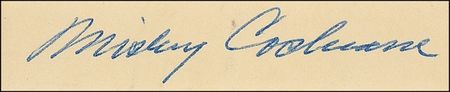 Lot #1046 Mickey Cochrane Signature - Image 2