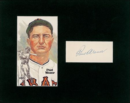 Lot #1412 Paul Waner Signature - Image 1