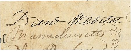 Lot #139 John Tyler and Daniel Webster: 1841 ship’s papers - Image 1