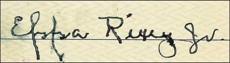Lot #1322 Eppa Rixey Signature - Image 2