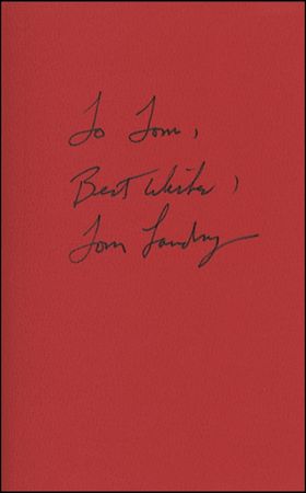 Lot #1211 Tom Landry Book - Image 1