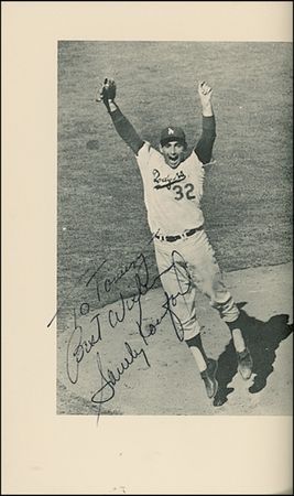Lot #1201 Sandy Koufax Book - Image 1