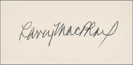 Lot #1224 Larry MacPhail Signature - Image 2