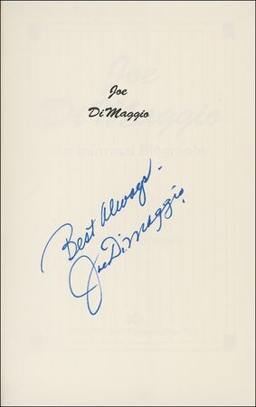 Lot #1079 Joe DiMaggio Book - Image 1
