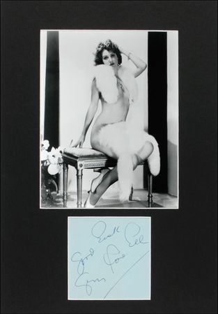 Lot #804 Gypsy Rose Lee Signature - Image 1