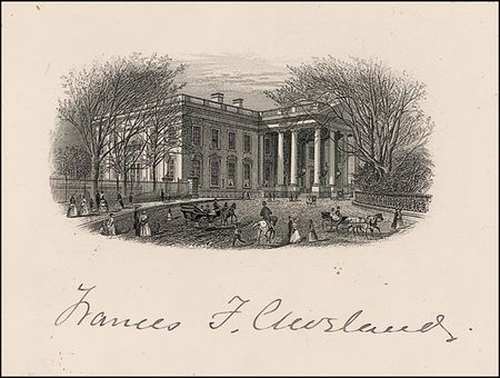 Lot #17 Frances Cleveland Engraving