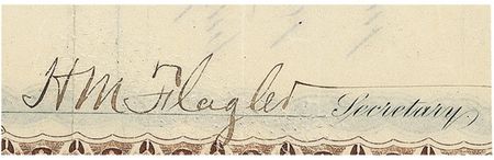 Lot #227 John D. Rockefeller and Henry M. Flagler Stock Certificate - Image 3