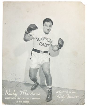 Lot #1247 Rocky Marciano: Milk does a body good - Image 1