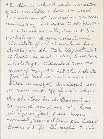 Lot #167 John C. Garand: The bitter inventor of the M1 rifle: “Never received payment from the federal government” - Image 1