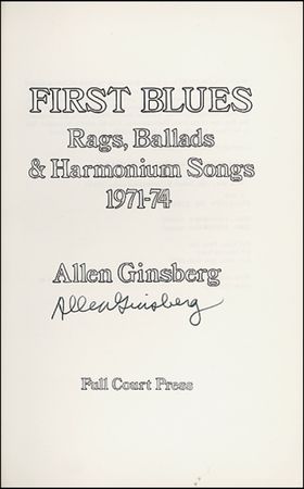 Lot #414 Allen Ginsberg Book - Image 1