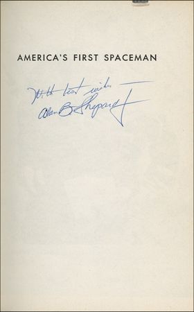 Lot #376 Alan Shepard Book - Image 1