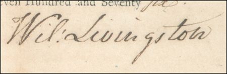 Lot #207 William Livingston: 1776 document from a signer of the Constitution - Image 2