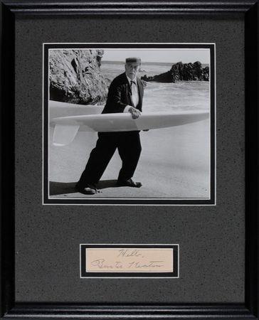 Lot #791 Buster Keaton Signature - Image 1