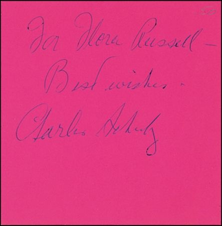 Lot #505 Charles Schulz Book - Image 1