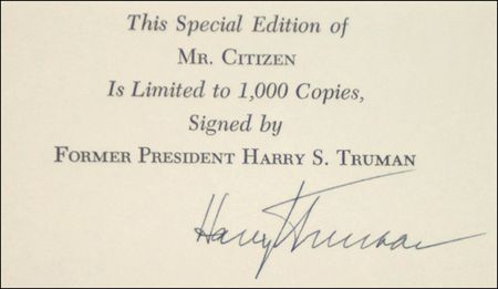 Lot #135 Harry S. Truman and Alben Barkley Group Lot - Image 2