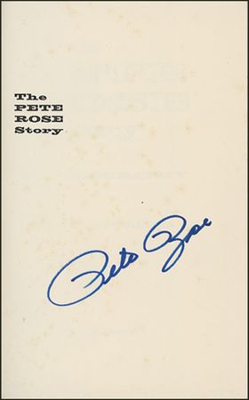 Lot #1341 Pete Rose Book - Image 1