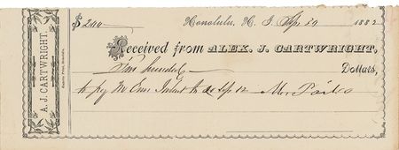 Lot #1028 Alexander J. Cartwright: The Father of baseball - Image 2