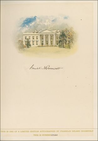 Lot #124 Franklin D. Roosevelt Signature - Image 1