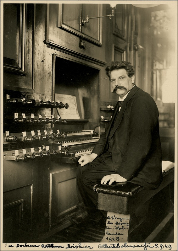 Lot 234 Albert Schweitzer: Schweitzer poses at the Cathedral of Deventer