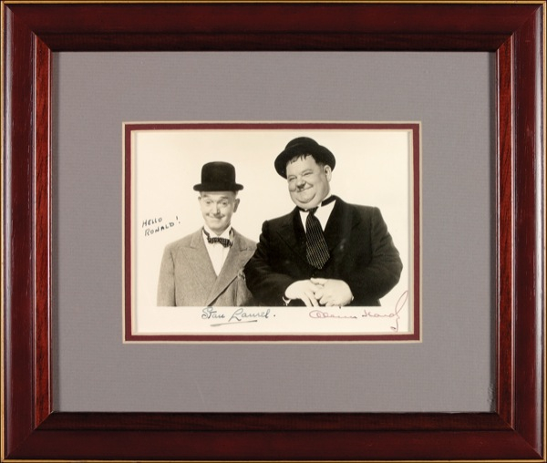 Lot 936 Laurel and Hardy Signed Photograph