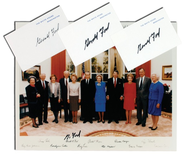 Lot 36 Gerald Ford Group Lot