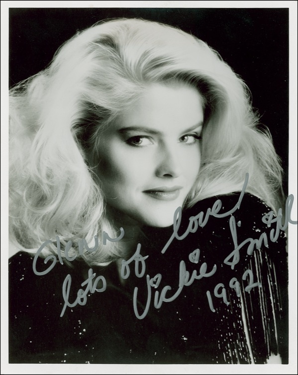 Lot 1081 Anna Nicole Smith Signed Photograph