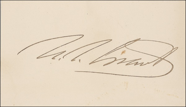 Lot 42 U. S. Grant Signature