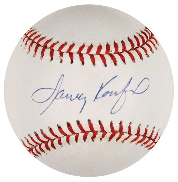 Lot 1411 Sandy Koufax Baseball