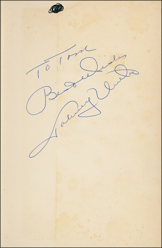Lot 1548 Johnny Unitas Book