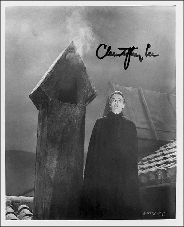 Lot 944 Christopher Lee Signed Photograph