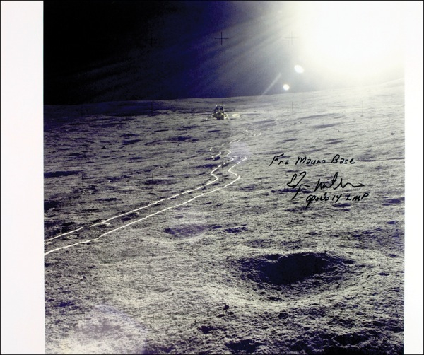 Lot 348 Edgar Mitchell Signed Photograph