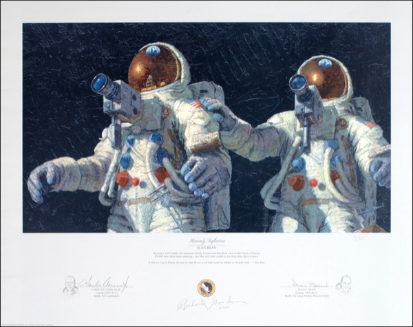 Lot 305 Apollo 12 Lithograph