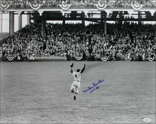 Lot 1533 Duke Snider Signed Photograph