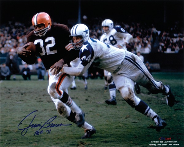 Lot 1273 Jim Brown Signed Photograph