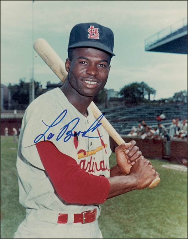 Lot 1268 Lou Brock Group Lot