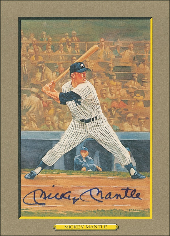 Lot 1435 Mickey Mantle Perez-Steele Card