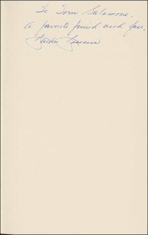 Lot 1402 Jackie Jensen Book