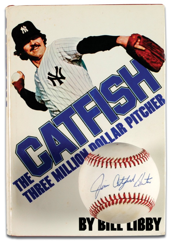 Lot 1399 Jim ?Catfish? Hunter Group Lot