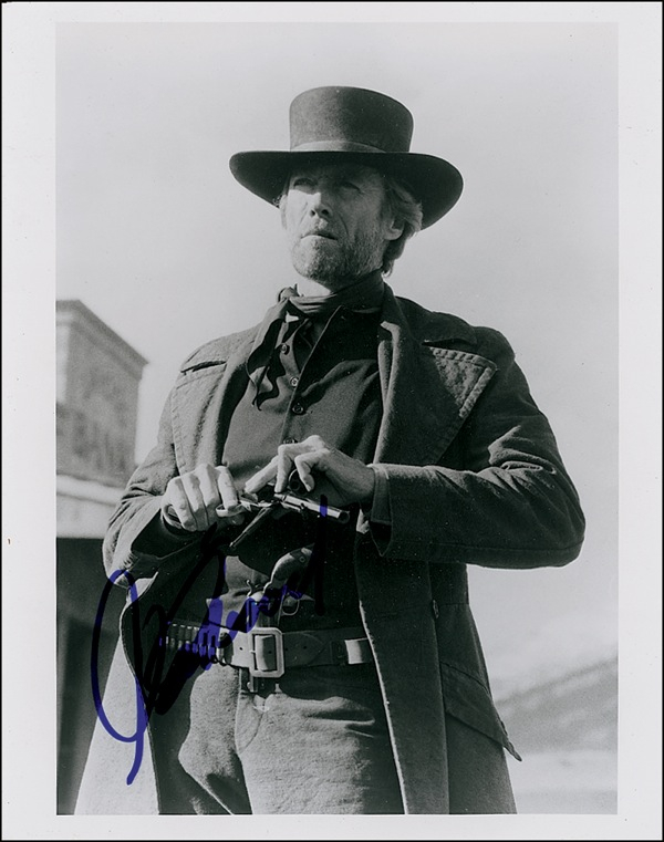 Lot 806 Clint Eastwood Signed Photograph