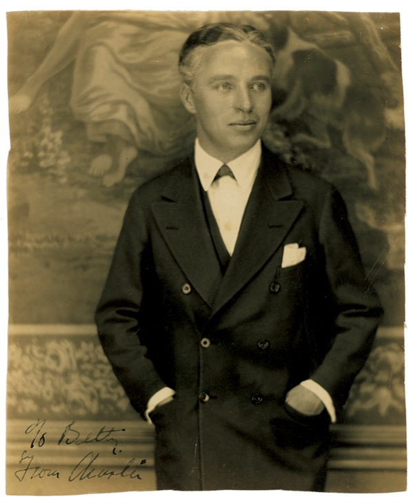 Lot 753 Charlie Chaplin Signed Photograph