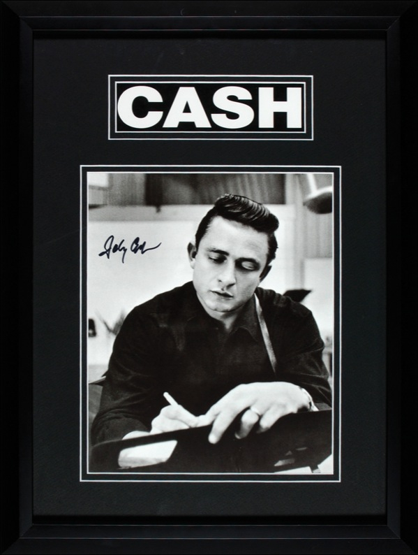 Lot 534 Johnny Cash Signed Photograph