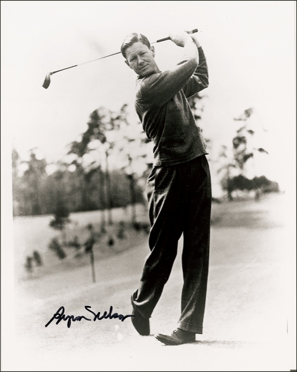 Lot 1467 Byron Nelson Signed Photograph