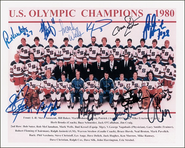 Lot 1459 Miracle On Ice Signed Photograph