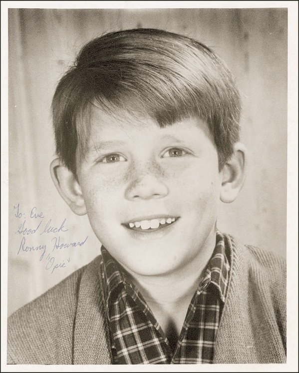 Lot 900 Ron Howard Signed Photograph