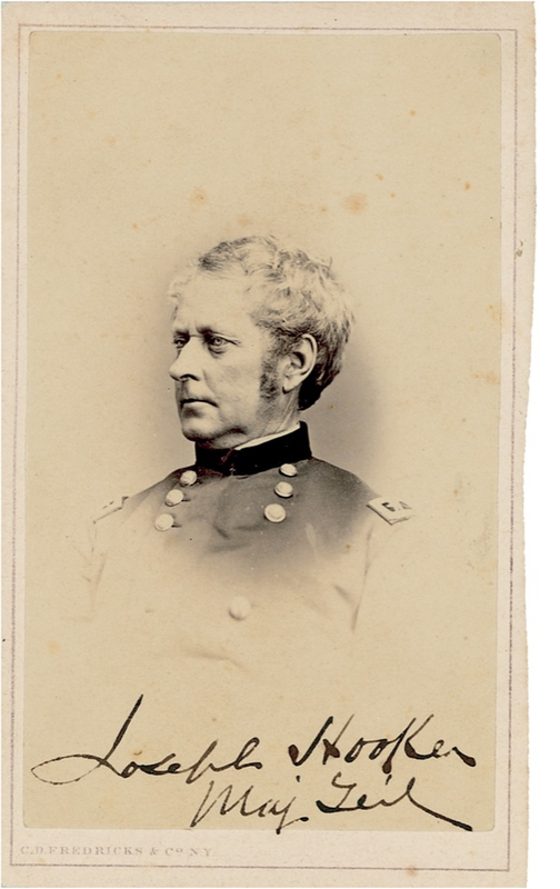 Lot 272 Joseph Hooker: He gave new meaning to ?love and war?
