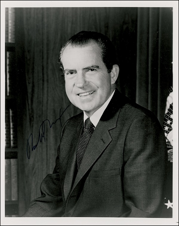 Lot 79 Richard Nixon Signed Photograph