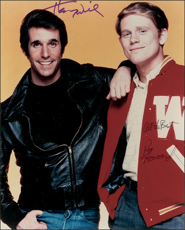 Lot 865 Happy Days: Howard and Winkler Signed Photograph