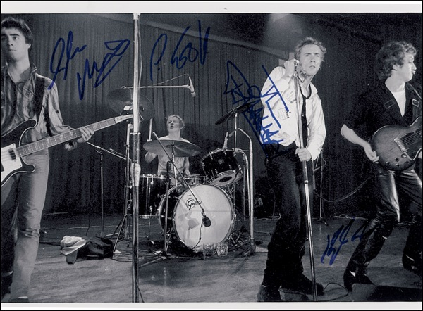 Lot 619 Sex Pistols Signed Photograph