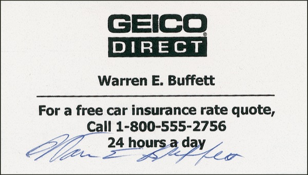 Lot 145 Warren Buffett and Donald Trump Group Lot