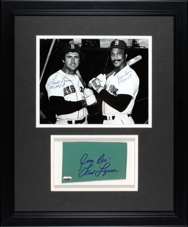 Lot 1430 Fred Lynn and Jim Rice Group Lot